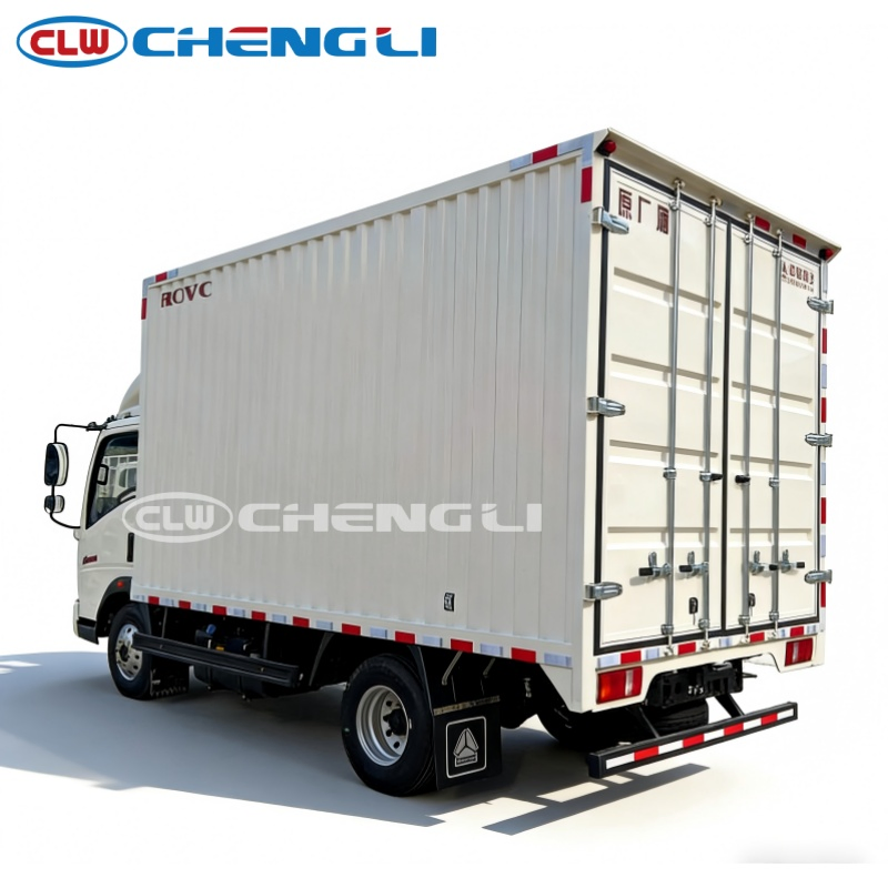 HOWO 4x2 light box truck - vehicle photograph 1