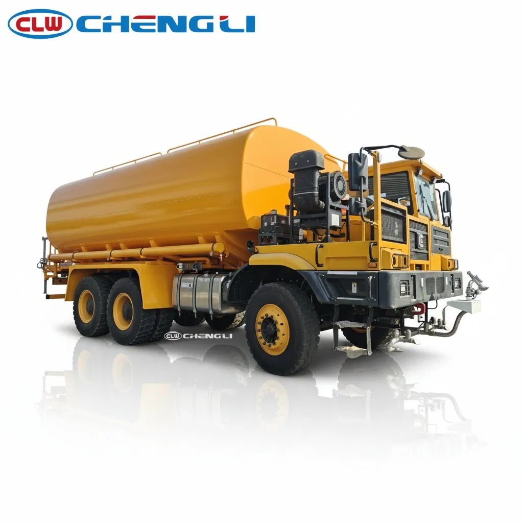 CLW 50-ton 6x6 mine water truck - vehicle photograph 1