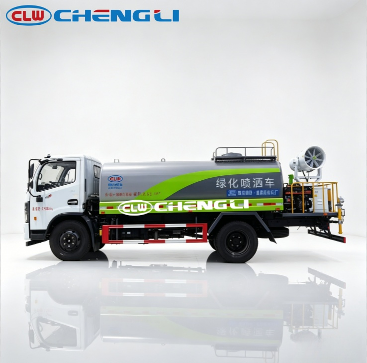 Dongfeng 9.28 cbm dust suppression truck - vehicle photograph 1